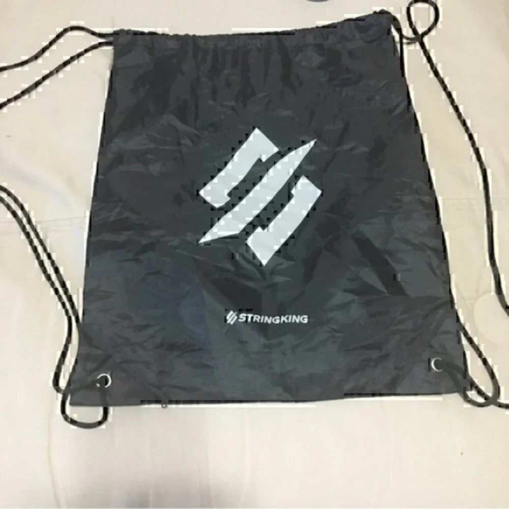 String king black backpack cinch sack NWOT